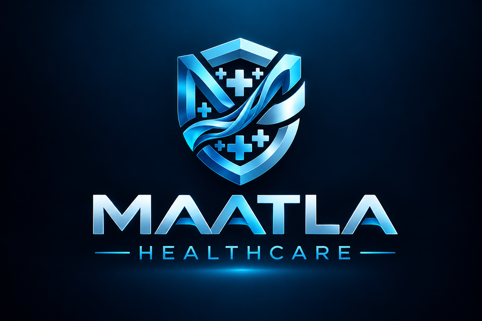 The Maatla Healthcare logo: a shield with medical crosses above the words Maatla Healthcare